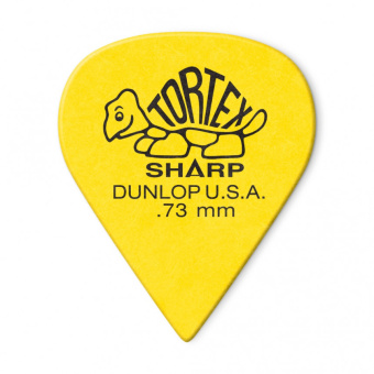 Медиатор Dunlop 412P.73 Tortex Sharp толщина 0,73мм